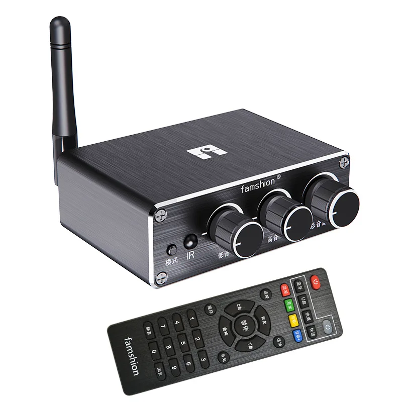 D68 Lossless Bluetooth Ontvanger Speler Adapter 5.2 Speler U Schijf Microfoonversterker Geluid Luidspreker Converter