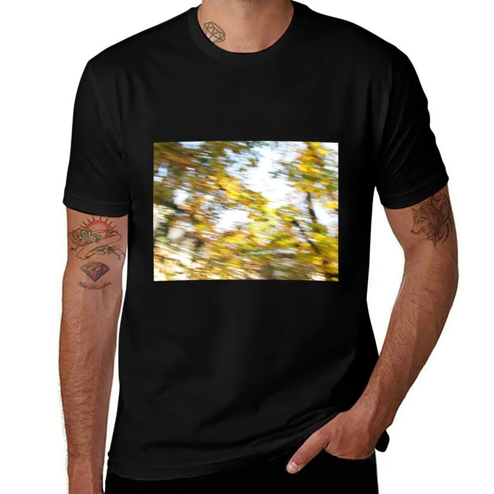 The Dizzying Heights of Autumn T-Shirt Plus Size Summer Short Sleeve T-Shirt