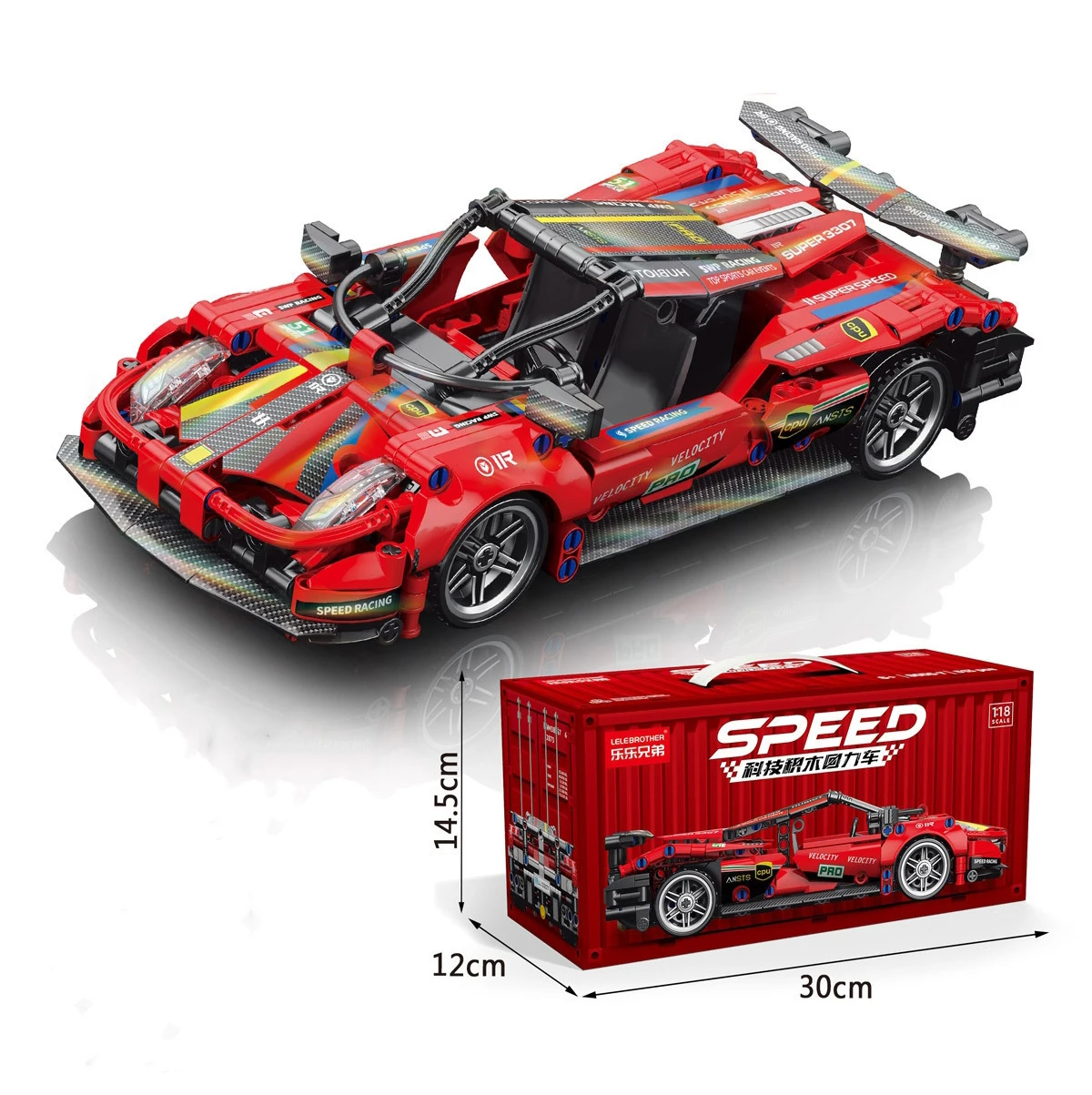 513PCS City Speed Champion Sports MOC Building Blocks Model Racing Car Brick Educational Assembly Brick Toy Gift for Man Boys