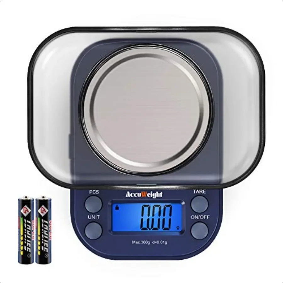 

Digital Gram Scale with 300g 0.01g Small Pocket Coffee Scale with High Accuracy Jewelry Scale with Tare and Calibration for Kit