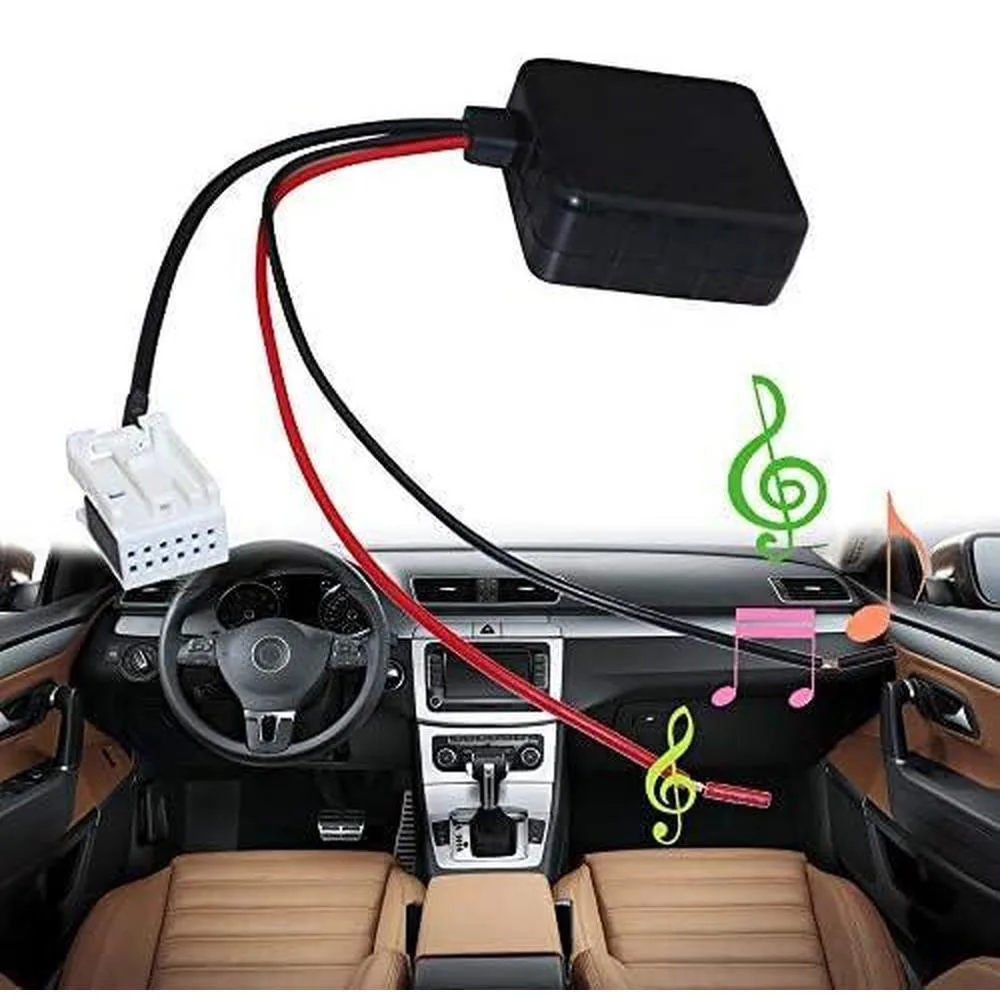 Car Bluetooth Module radio Bluetooth with filtered audio Fit for BMW E60 04-10 E63 E64 E61 models 12-pin connector socket