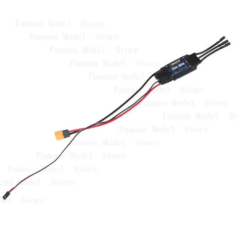 Predator 60A ESC TX60 3,5mm enchufe hembra ajuste eléctrico configuración lineal para Avión RC