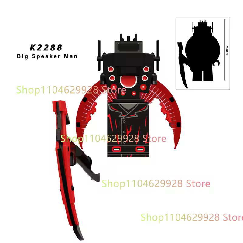 New KDL SWAT Skibidi Toilet Man Figures Anime Block Toys TvMan Titan Cameraman Speakerman Bricks Model Toy Birthday Gift - Image 53