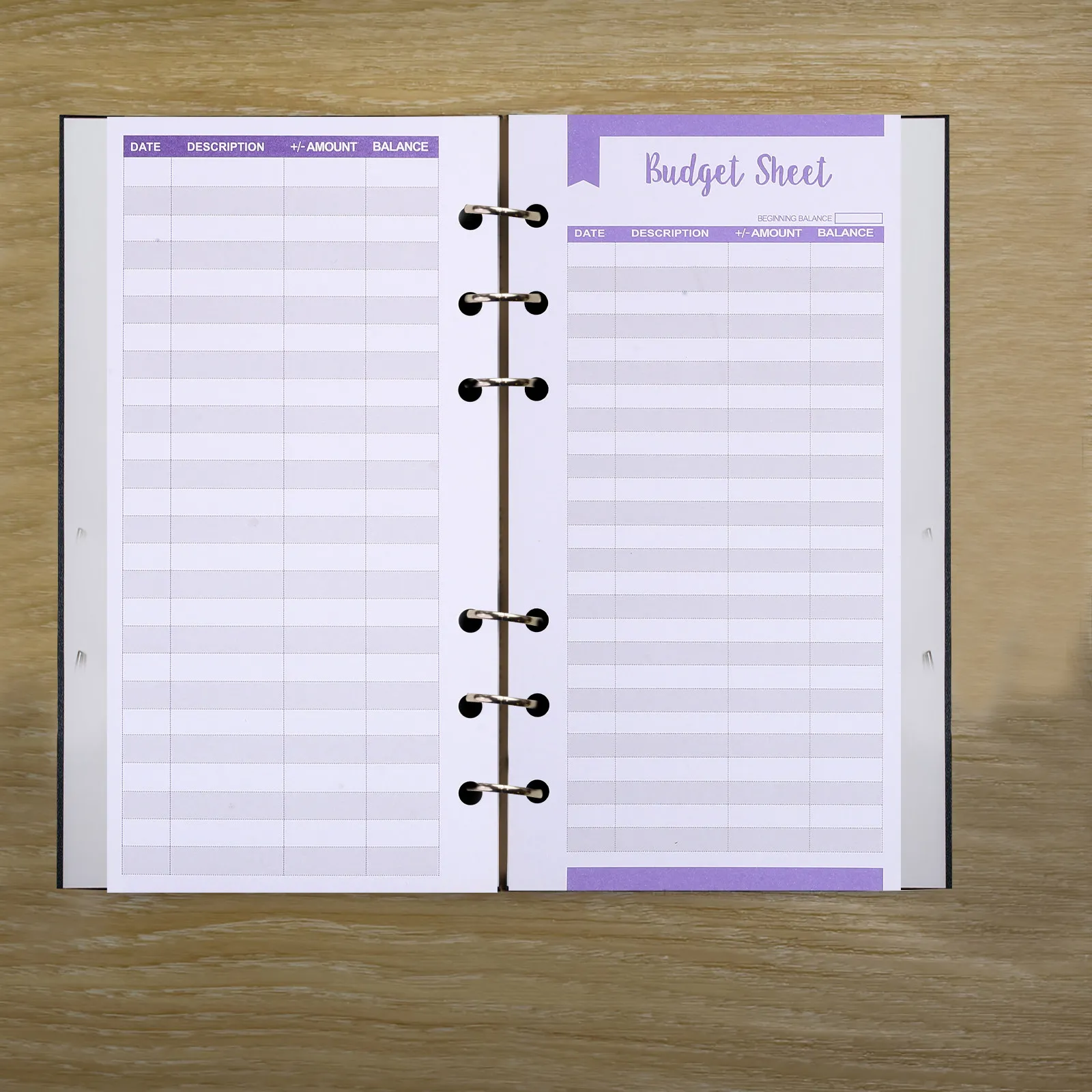 72Pcs Budget Sheet Paper Refillable Money Organizer Binder Insert Convenient Budget Planner Sheets for Self-Driving Travel view 6