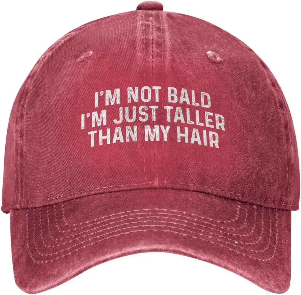 I'm Not Bald I'm Just Taller Than Hair Cap for Women Dad Hats Funny Hat