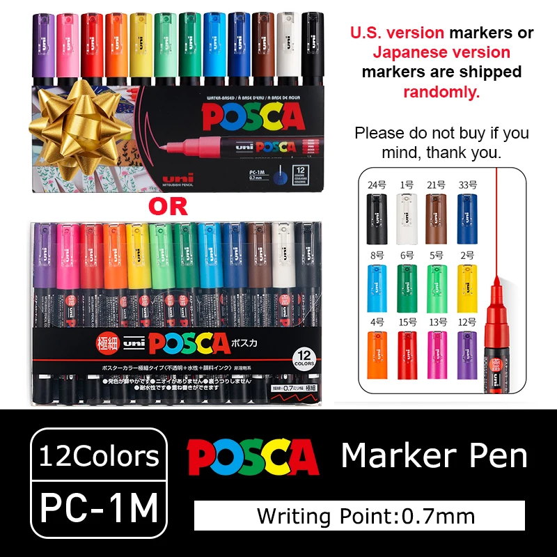 POSCA アートマーカーまたはキャリングケース口紅オーガナイザー 72