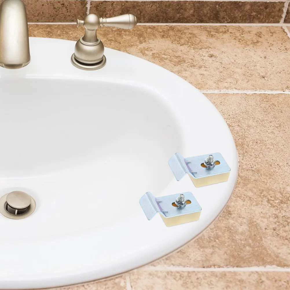 

Комплект из 6 крепежных клипс для раковины: кронштейны для установки под столешницу, фиксирующие клипсы для кухонной мойки, набор для монтажа