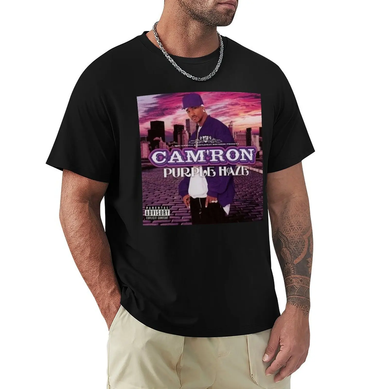 

Camron purple haze T-Shirt oversize t-shirts man vintage graphic tee graphic t shirt vintage black t shirts for men