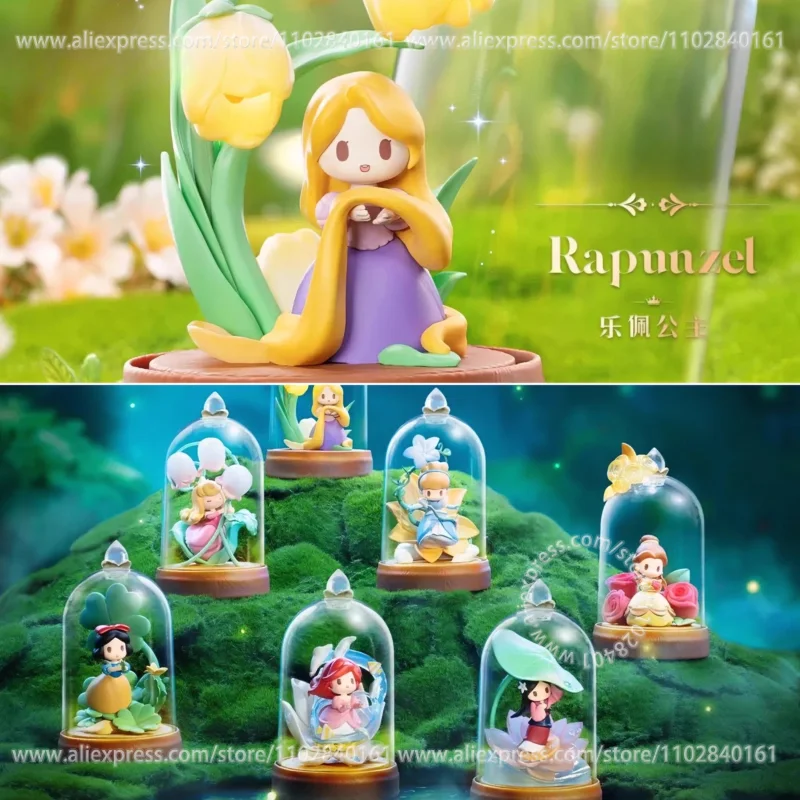 MINISO Blind Box Disney Princess D-baby Series Kawaii Decoration Nightlight Peripheral Model Children's Toy Birthday Present