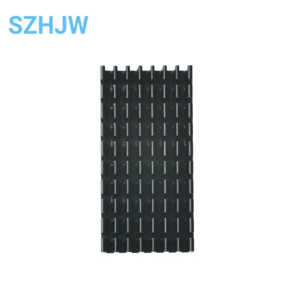 Heatsink Radiator Cooler Radiator 50x25x10MM High Quality Black Slot Heat Sink 