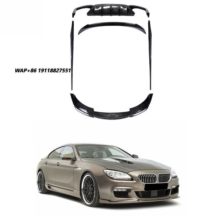 Direct Selling MT Carbon Fiber Body Kit for  F12 F13 Upgrade Car Accessories Front Lip Rear Diffuser Rear Spoiler Side Skirt