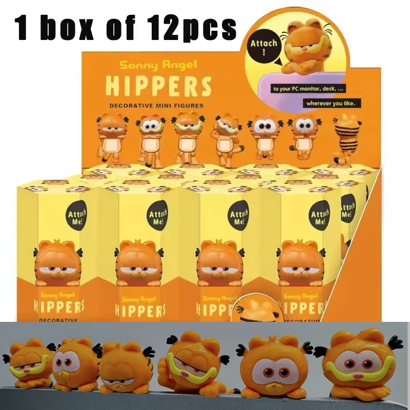 Sonny Angel Garfield Anime Series Accessories Fashion Games Accessories Mini Anime Characters Children's Christmas Birthday Gift