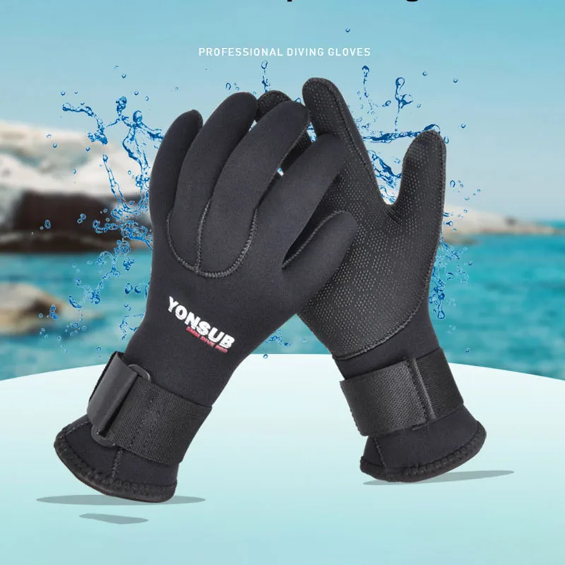 

Men Women 5MM Neoprene Gloves Wear-Resistant Non-Slip Scuba Dive Equip Winter Warm Scuba Spearfishing Elastic Glove