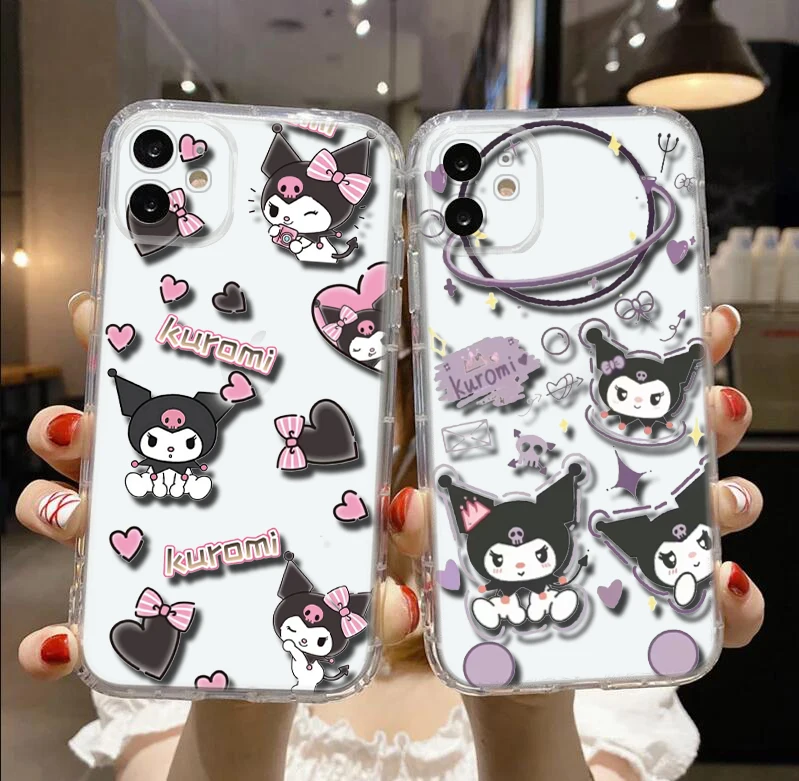 Kuromi cartoon Soft Case for Moto G9 Powe One Pro E12 E22I E22 G52 G42 G32 G22 G23 Z2 Z Play P40 P30 Edge 30