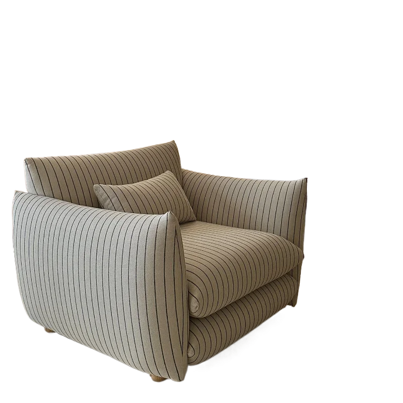 

LMM retro French balcony room single back chair antique single chair