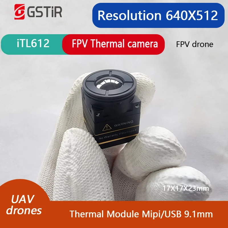 640x512 كاميرا حرارية usb 12μm كاميرا تعمل بالأشعة تحت الحمراء الأساسية للطائرات بدون طيار 9.1 مللي متر USB2.0 iTL612Pro كاميرا تصوير حراري بالأشعة تحت الحمراء core #1