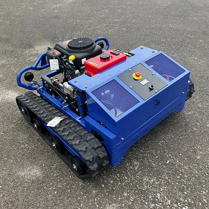 High-Quality Customizable All-Terrain AI-Powered Remote Controlled Lawnmower Robot with Engine for Garden Farms