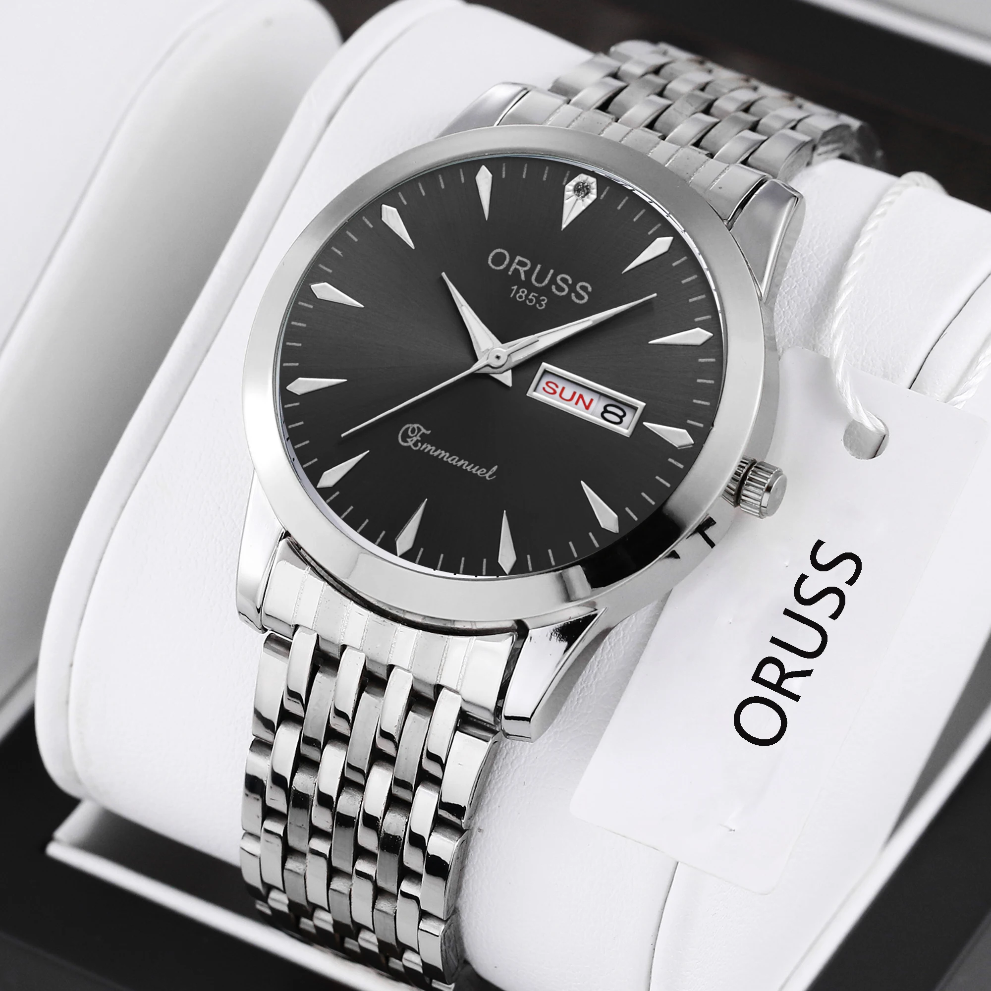 

Classic high-end men's watch atmospheric class trend low-cost steel belt durable leisure business student men's watch