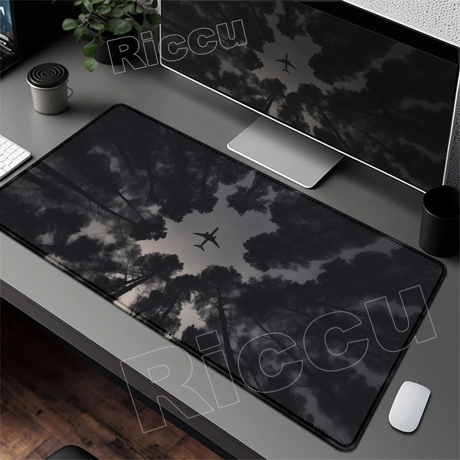 Aviation Aircraft Mouse Pad Large Computer Office Game Table Mat XXL Rubber Anti-slip Keyboard Mousepad Cool Airplane Desk Pads