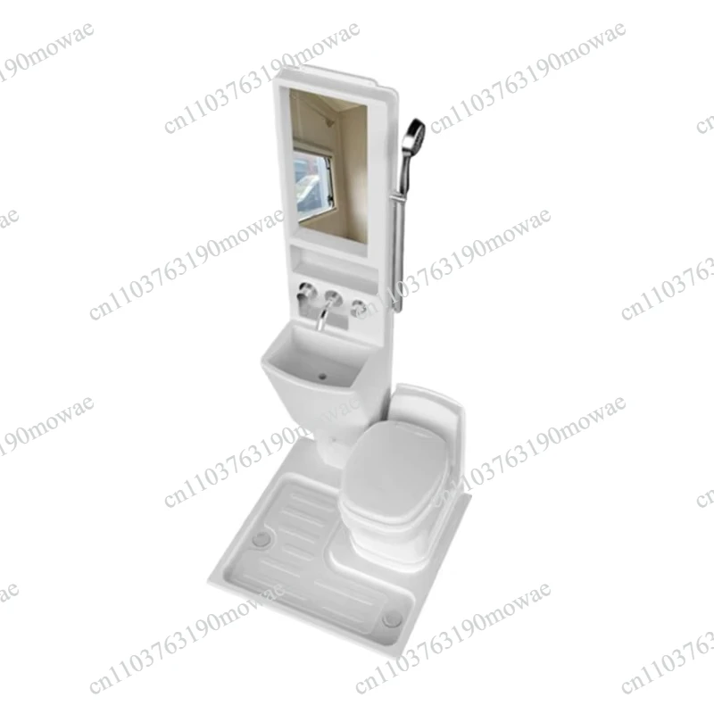 Portable shower cabinet base Bathroom body cleaning with box toilet and shower tray