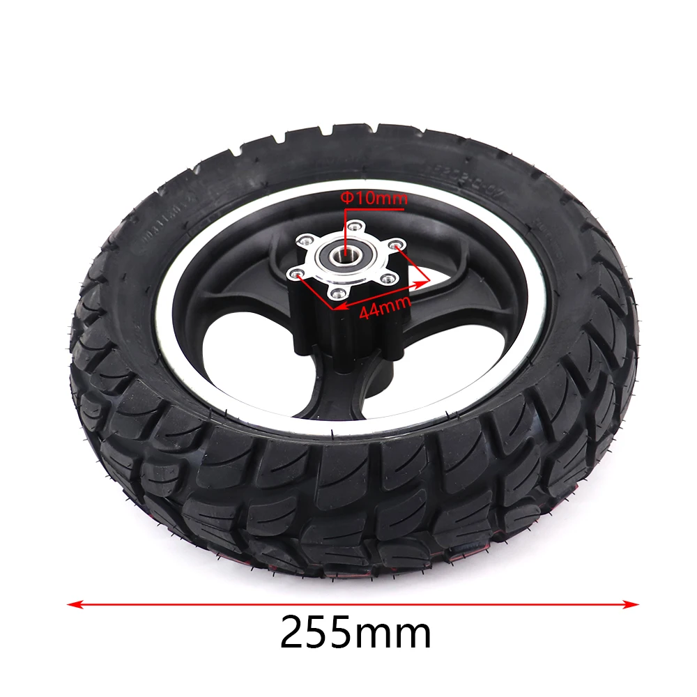 255X80 Wheel 10 Inch 10x3.0 Wheel Tyre With Alloy Disc Brake Rim for Electric Scooter KUGOO M4 PRO Parts