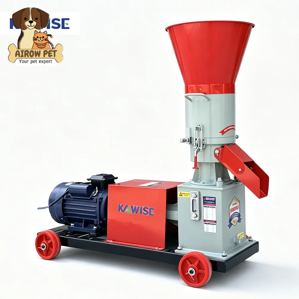 AIROW KR Series Electric Feed Pellet Machine for Poultry Livestock Farm Use Animal Feed Pellet Mill
