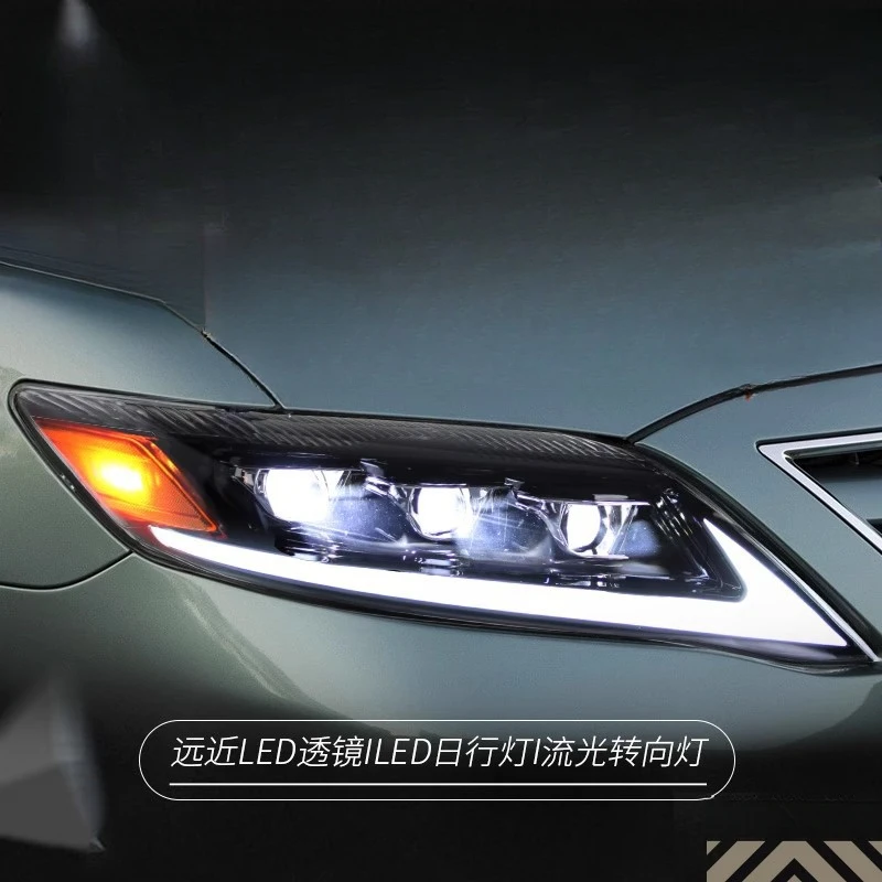 

Suitable for Camry 09-11 US Version Headlight Assembly Modified LED Daytime Running Lights Flowing Turn Signals