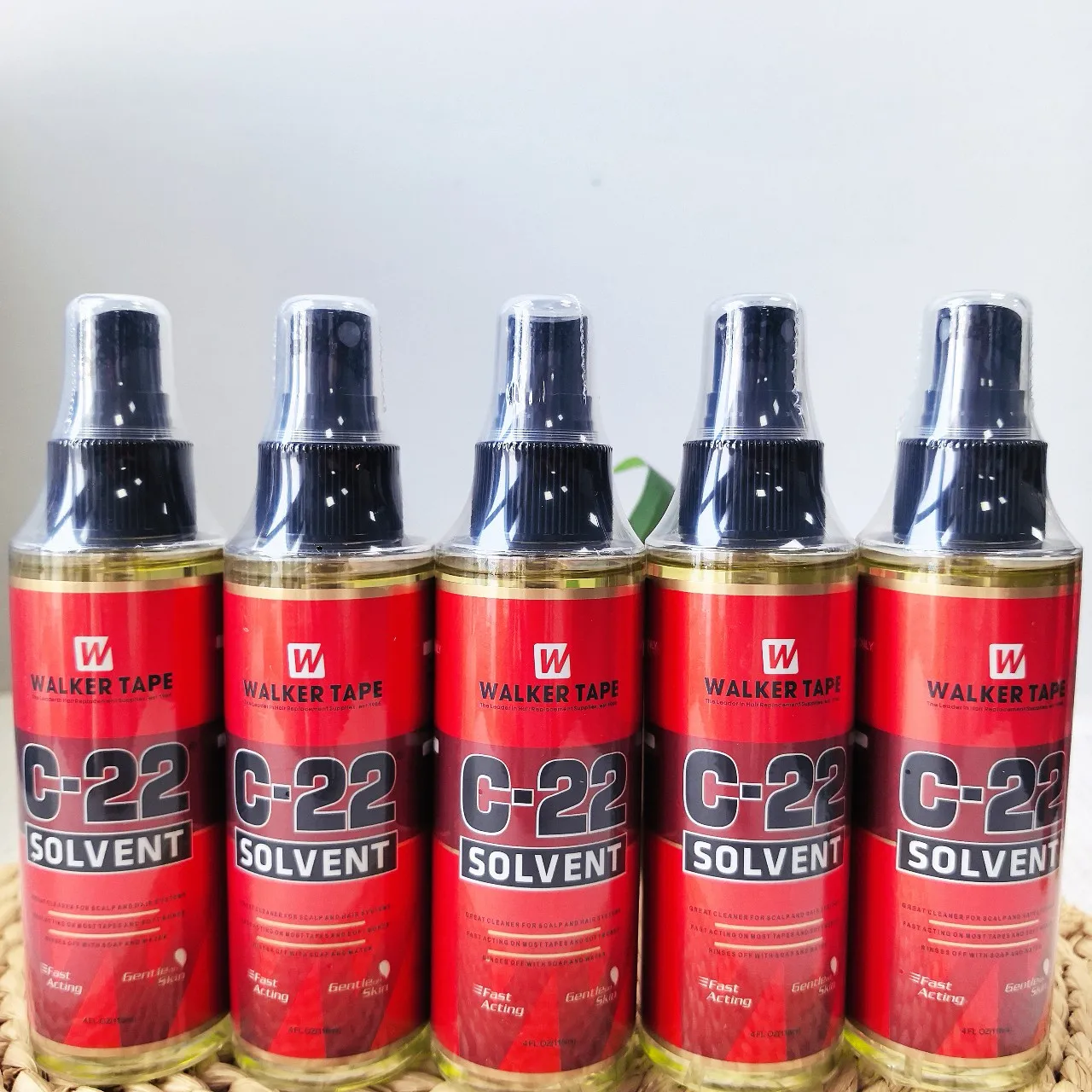

4 FL OZ 118ml Walker Tape C-22 Solvent Remover Great Cleaner For Scalp And Hair Systems Fast Acting on Most Tapes