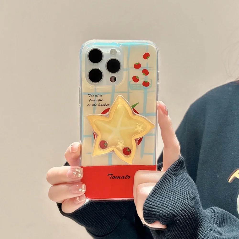 

Мультяшный милый кронштейн Quicksand FruitGriptok для iPhone 15, универсальные аксессуары для телефонов Samsung, держатель для телефона, ручка, подставка для Tok