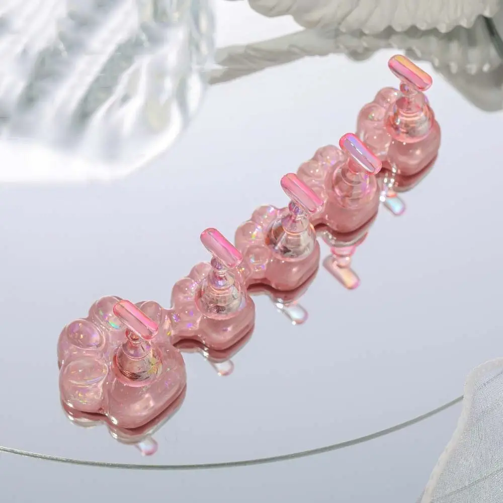 

Nail Art Display Tool Cat Claw Nail Display Stand Nail Practice Stand Nail Art Practice Aurora Nail Tip Base Holder Laser Aurora