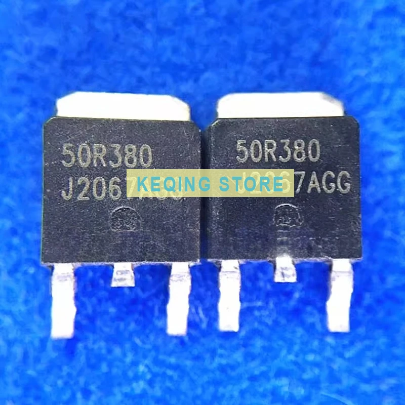 10PCS Used+Not NEW+Send after Measure Original word Original code 50R380P 50R380 Field effect 550V 11A TO-252