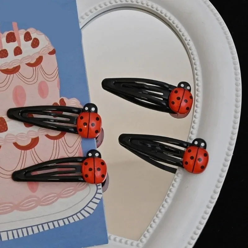 مشبك شعر على شكل حيوان الخنفساء، مشابك جميلة للفتيات الصغيرات والنساء في الهالوين وإكسسوارات الشعر المزخرفة