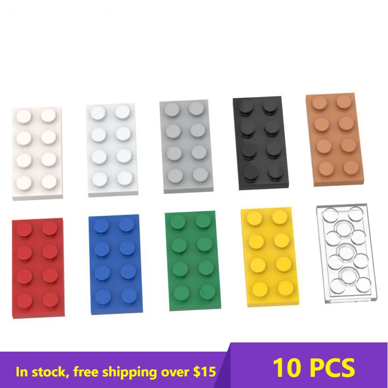 10 Pcs Bricks 3020 2X4 Onderdelen Diy Plaat Board Onderdelen Compatibel Educatief Onderdelen Speelgoed