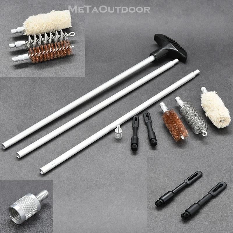 Cleaning Rod Brush Head Combo For Hunting Shotguns 12 Gauge Tube