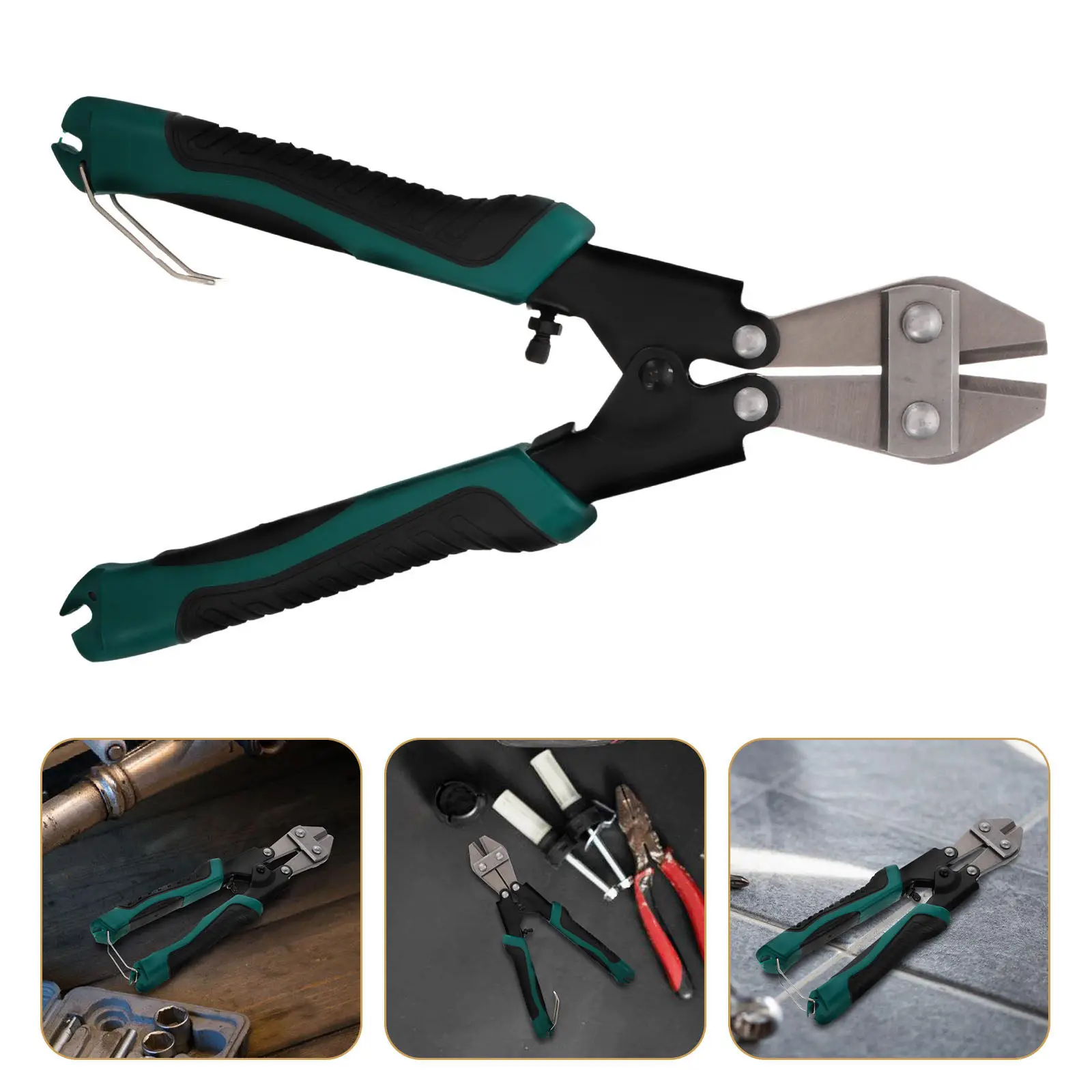 

Мини-кусачки для болтов, компактные, с пружинным механизмом, для резки стальных проводов, кабелей, цепей, винтов, портативные ручные кусачки