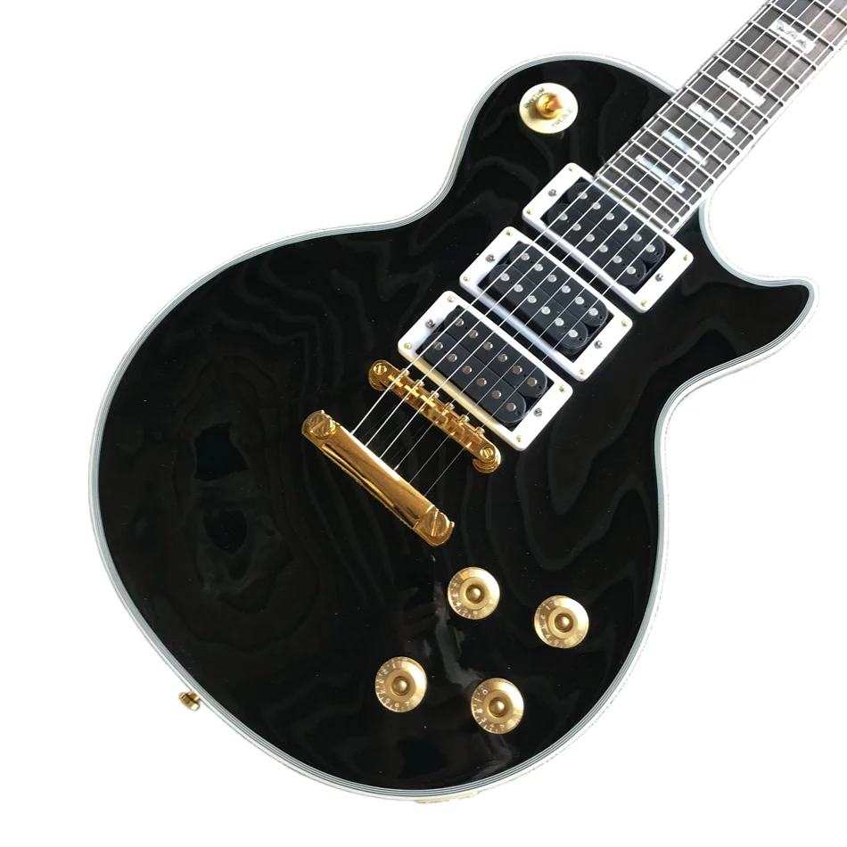 Made in China, LP electric guitar, gold hardware, 3 pickups, rosewood fingerboard, free shipping