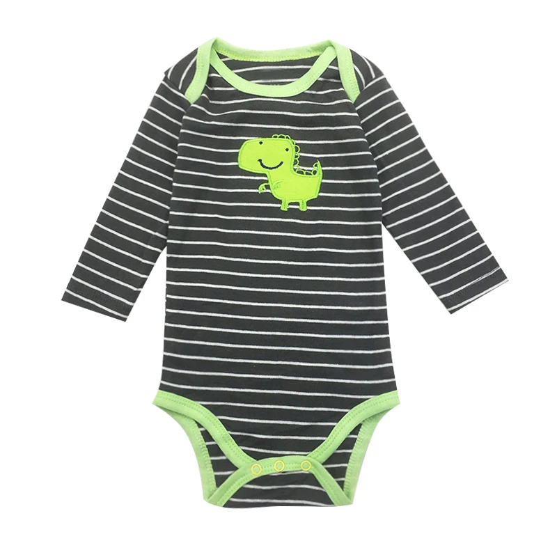 1 Pcs Newborn Baby Boy Long-Sleeve Cotton Romper Soft Comfortable Infant Jumpsuit - Soft Infant Clothing Set