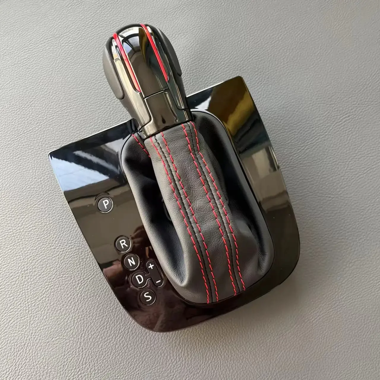 Original Leather Red Line Stitching At Dsg Gear Shift Knob Lever Cover For  Golf 6 Mk6 G T I Jetta Gli 16d713203a High Quality