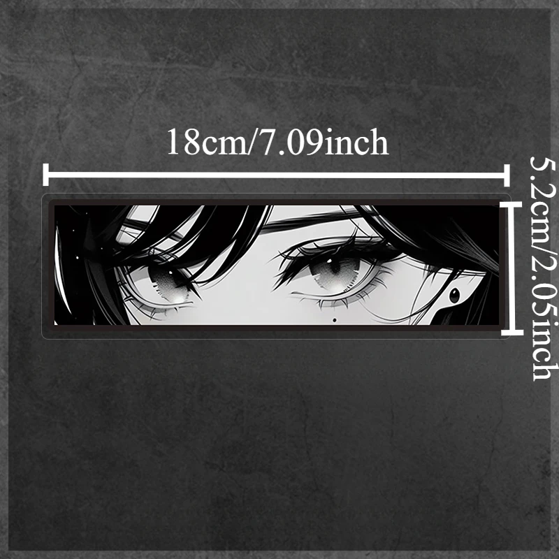 2Pcs/set Anime JDM Waterproof Vinyl Stickers Decals for Motorcycle Tank Side Panel Tail Frame Top Tube