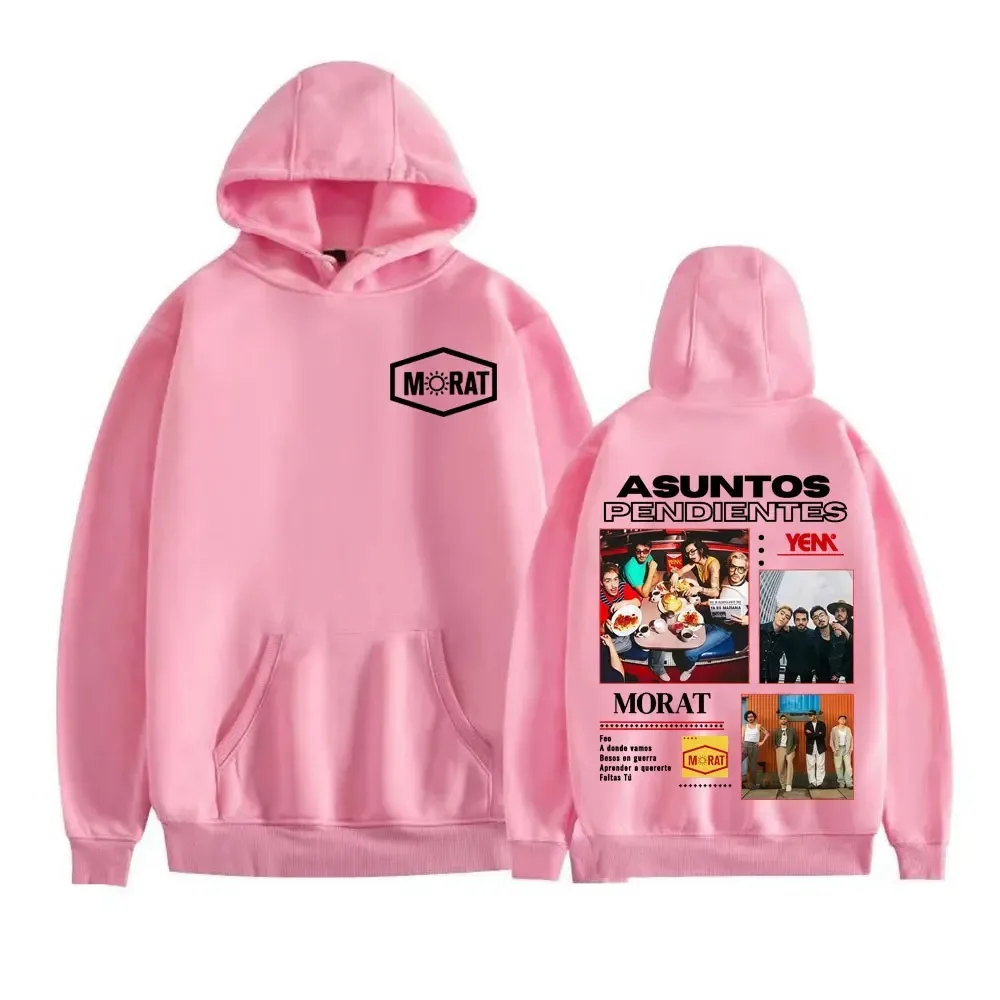 مورات باند Asuntos Pendientes جرافيك طباعة جولة هوديي الرجال النساء Harajuku الهيب هوب الشرير الصخرة بلوزات عادية هوديي البلوفرات #4