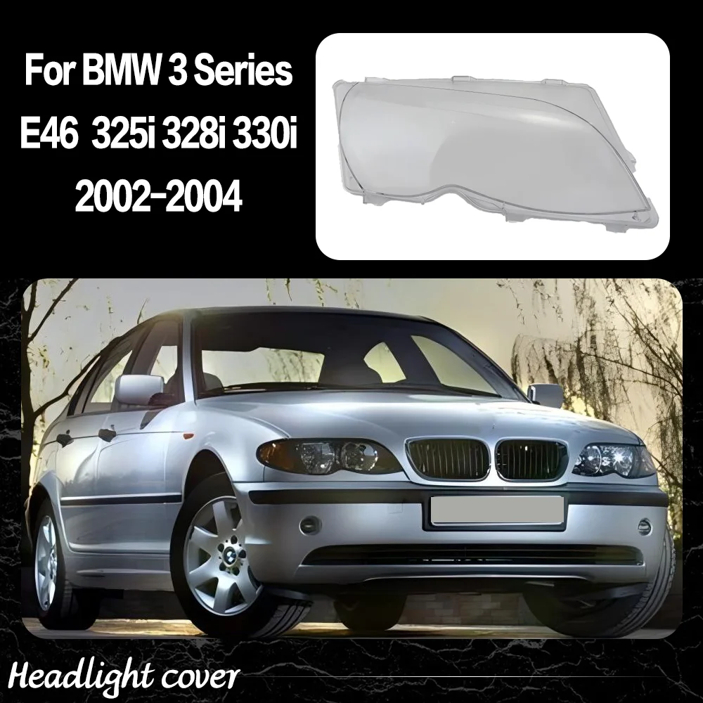

Крышка фары для BMW 3 серии E46 316i 318i 320i 325i 328i 330i 2002 2003 2004, прозрачный абажур из плексигласа