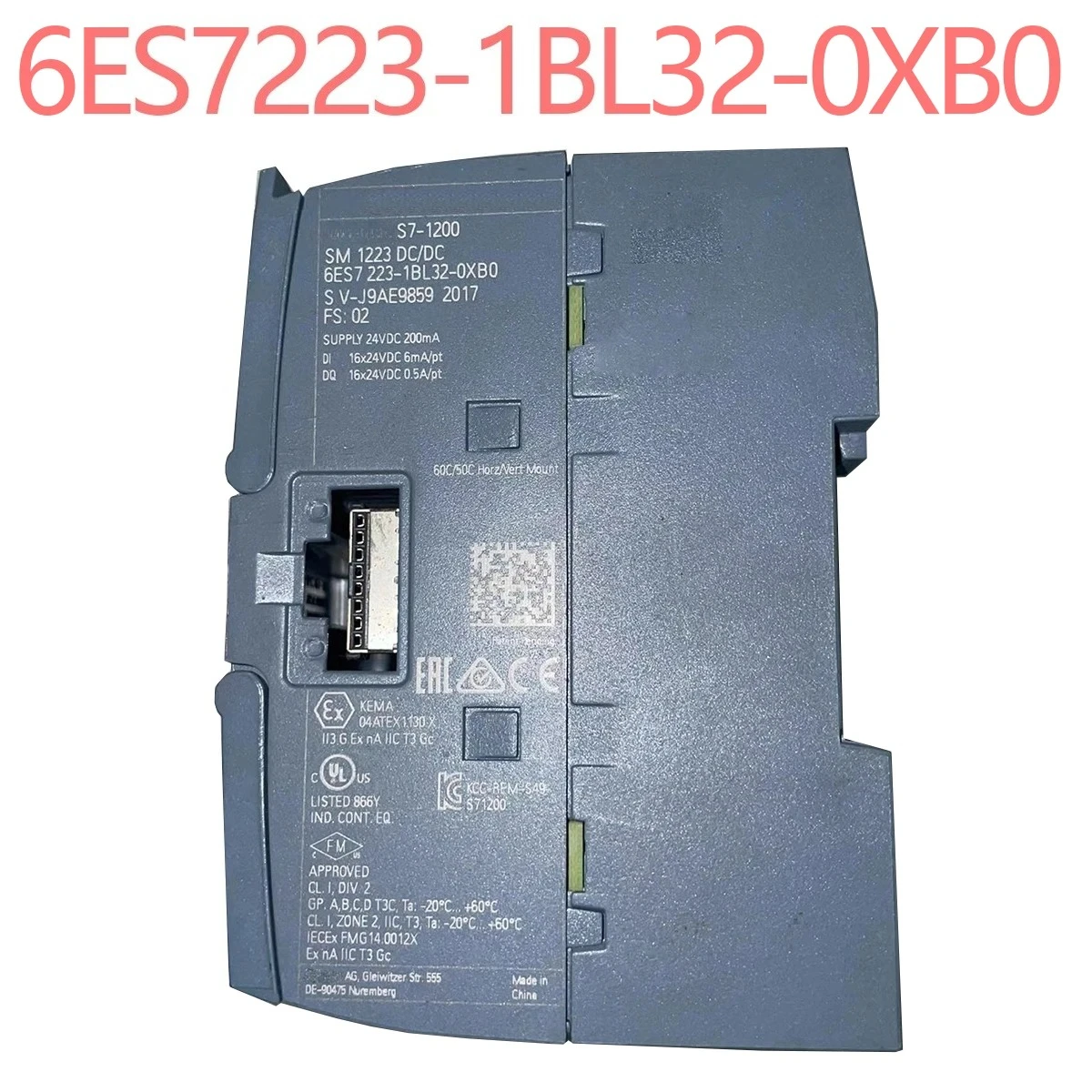 6ES7223-1BL32-0XB0 S7-1200 Digital I/O SM 1223, 16DI NEW ORIGIANL Professional Institutions Can Be Provided For Testing