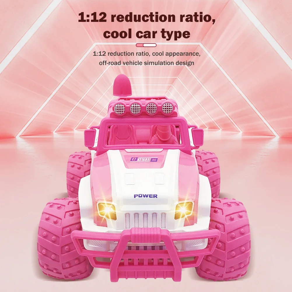 2,4G 1/12 RC Auto 4CH Große Off-road Klettern Lichter Auto High Speed Elektrische Fernbedienung Fahrzeug Kinder Spielzeug jungen Mädchen Geschenke