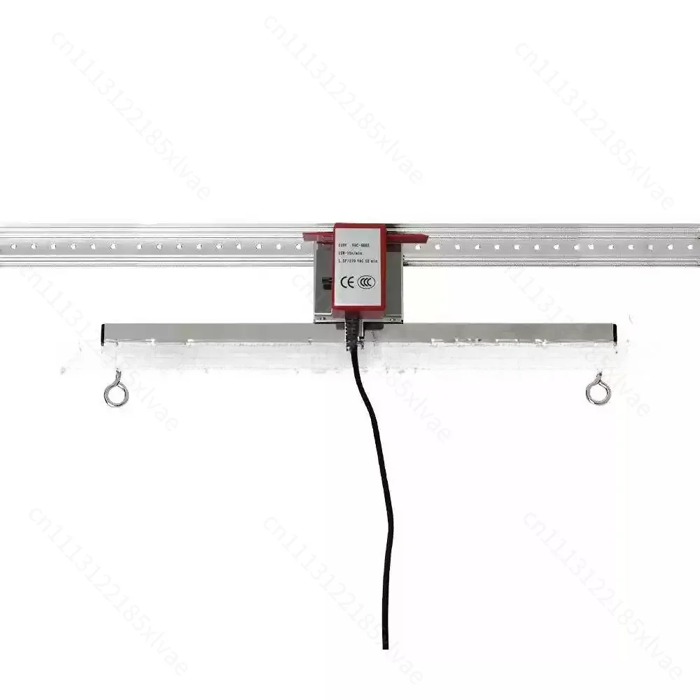 83 Inch Adjustable Hydroponic Grow Light Mover Rail Kit, Motorized Track System with Light Reflector for Indoor Plant Growing