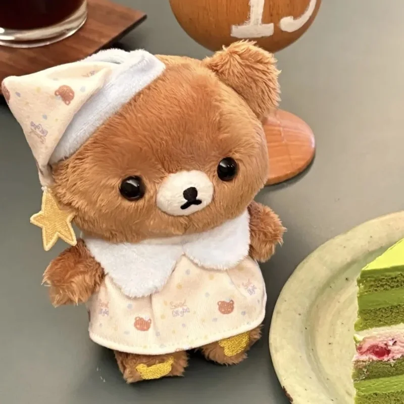 Breloczek do torby Rilakkuma Kolekcja Nocna Odzież do Spania Zawieszka do plecaka Brelok Modna zabawka Urocza lalka Prezent niespodzianka Kolekcjonerski
