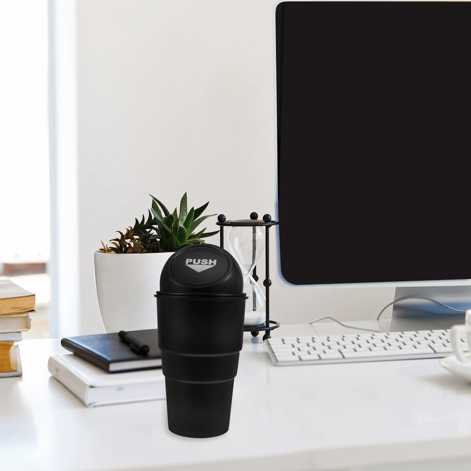 

3 Pcs Trash Can Car Rubbish Can Durable Plastic Mini Waste Organizer High Quality Car Storage Box Clean Practical Design