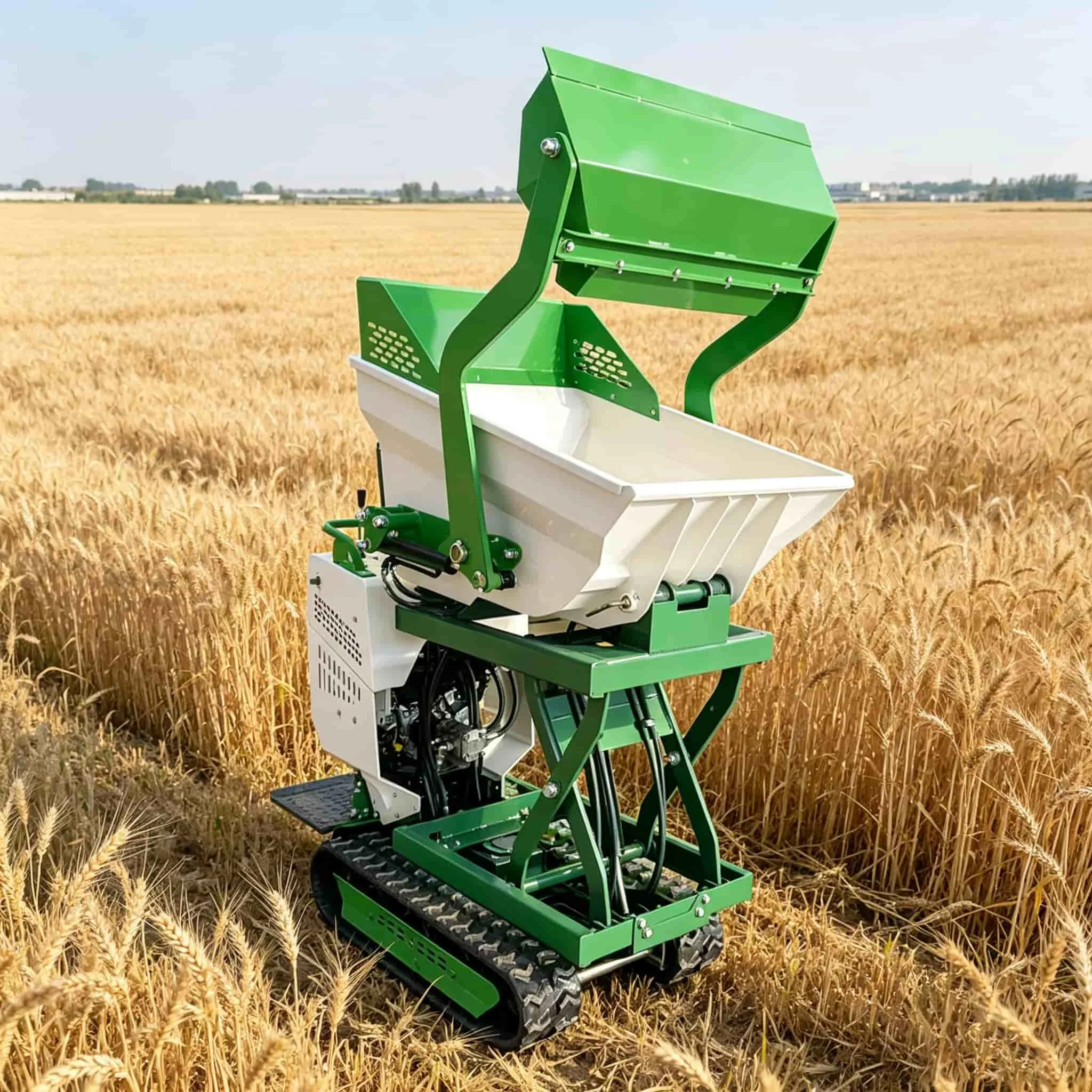 Reliable motorcycle dumper mini dumper 800 kg ketten dumper small tractor loader dumper truck self loading