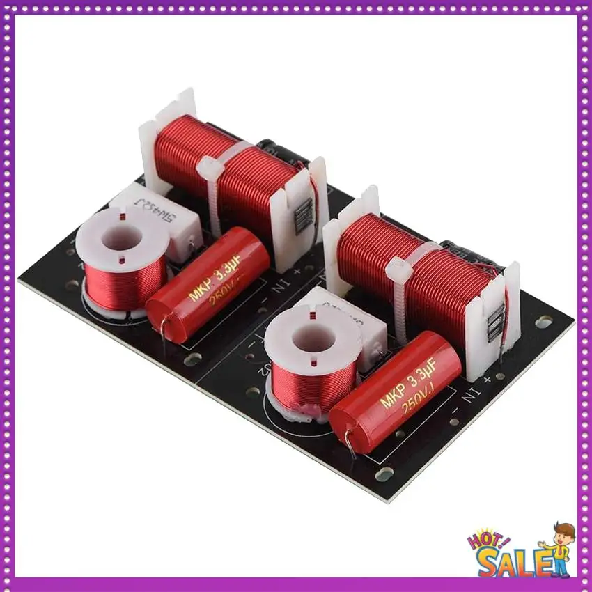 AA87 2 قطعة 400 واط مكبر الصوت مقسم التردد 2 طريقة 2 وحدة مرحبا فاي Soundshelf كروس مرشحات مكبر الصوت ومكبر الصوت
