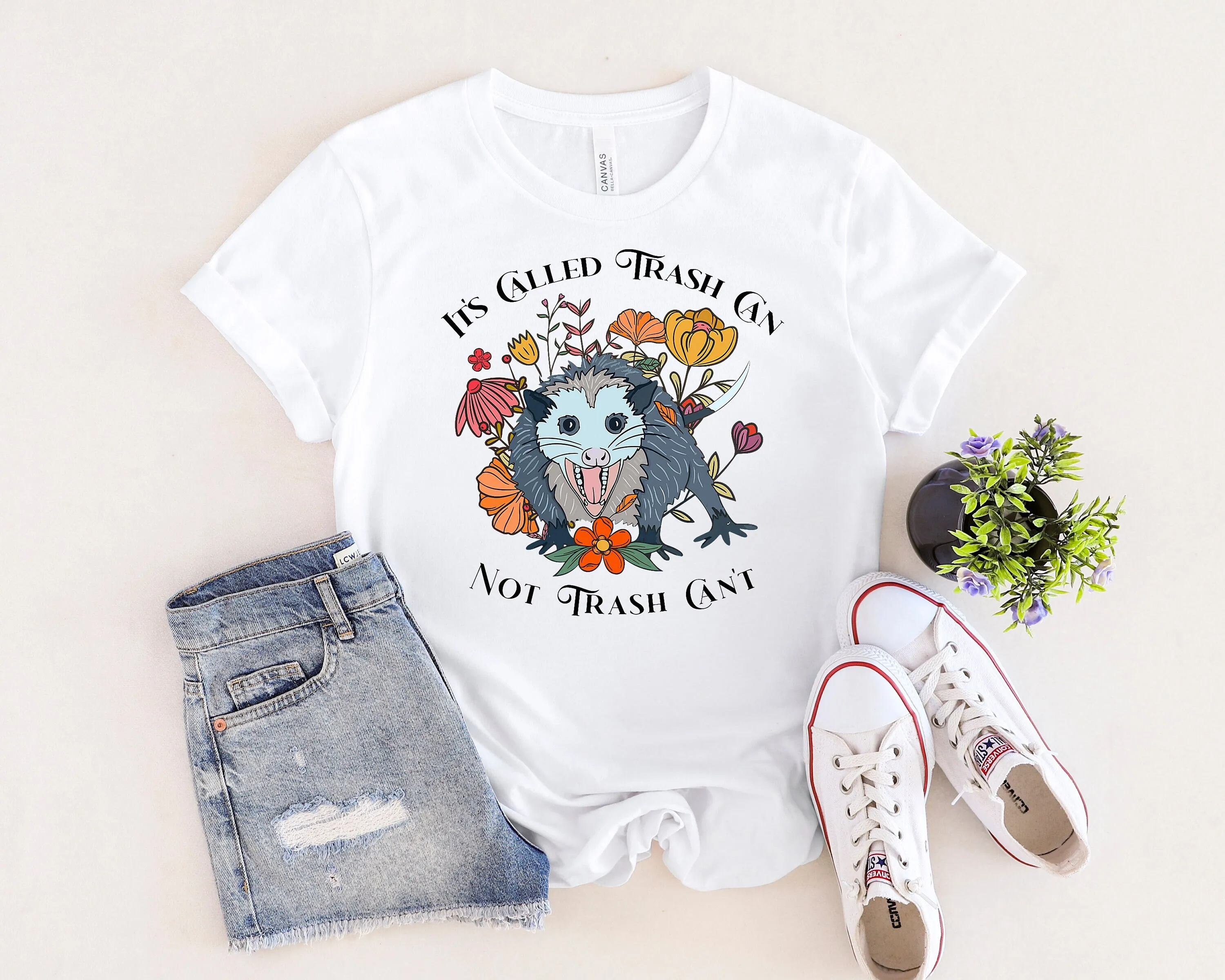 It'S Called Trash Can Not Can'T Possum Lover T Shirt For Men And Women