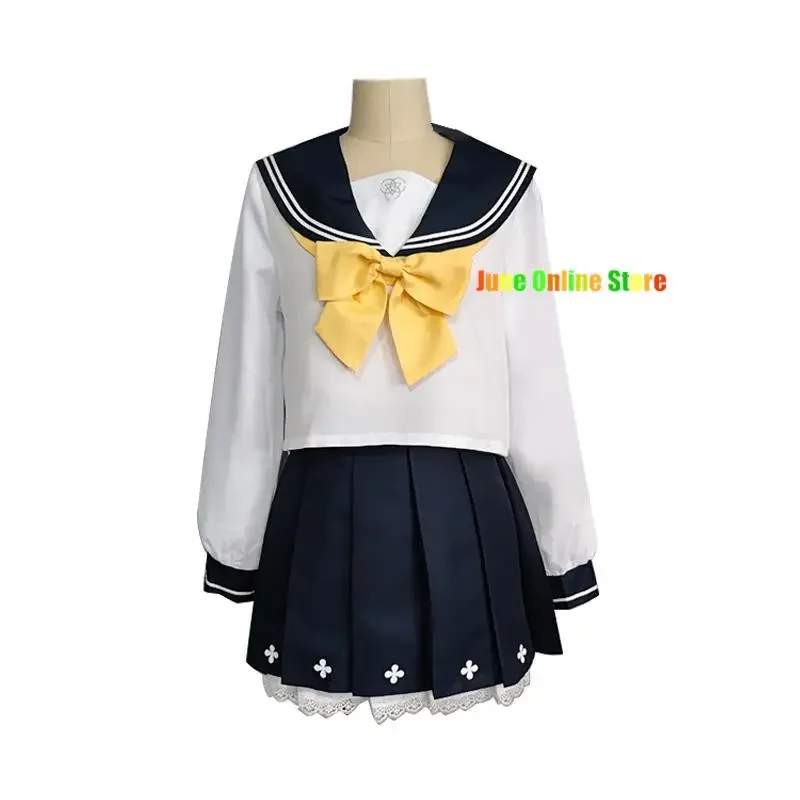 Anime Game Blue Archive Ajitani Hifumi Cosplay Costume for Women Adult Sailor Suits JK Uniform Jacket Bow Headwear Halloween